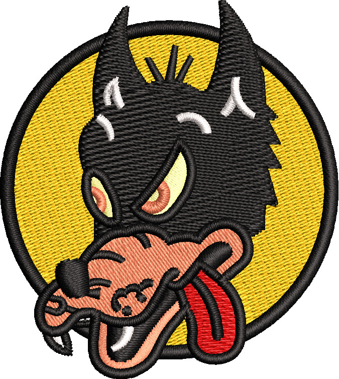 Grateful Dead Wolf Embroidered Patch