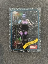 2025 Topps Chrome Marvel Nebula Black Spider Web Refractor /399! #167