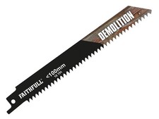 Image of Faithfull S922HF Bi-Metal Sabre Saw Blade Demolition 150mm 10 TPI (Pack 5) FAIS