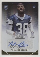 2014 Panini Rookies & Stars 31/49 Ahmad Dixon #104 Auto 1x9