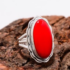 Crazy Lace Agate 925 Sterling Silver Ring, Christmas Gift, Silver Dainty Ring
