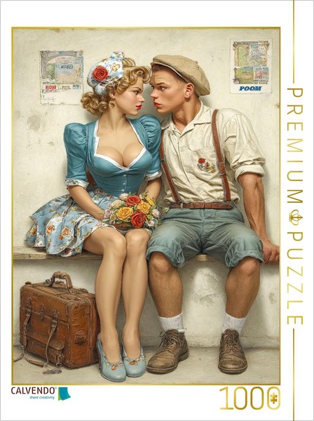 Calvendo Puzzle Do You Like Me - Then Give Me A Little Kiss | 1000 Pieces, Finis-image
