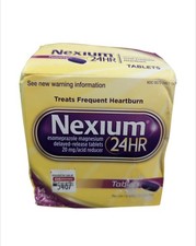 Nexium 24hr Delayed Release Heartburn Relief 20 mg Tablets 14 Count EXP 11/2026