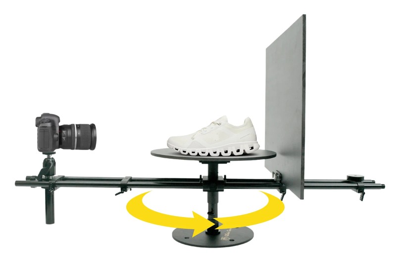 Camera Spinning 360 Product Rotation Orbit Glide Gear REVO50 Video Platform Rig
