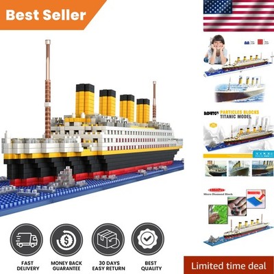 Titanic Micro Building Block Set - 1860 Pieces with Detailed Instructions