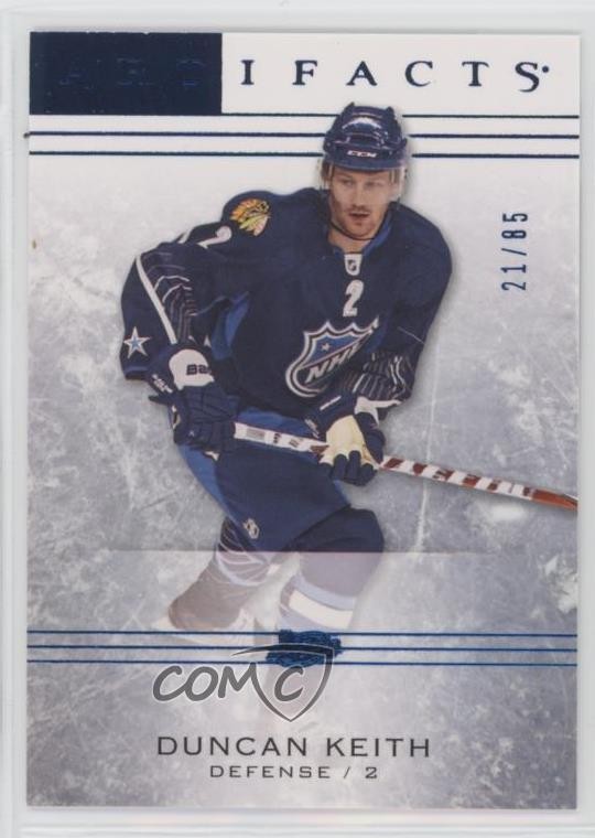 2014-15 Upper Deck Artifacts Sapphire 21/85 Duncan Keith #77 HOF 0n8h