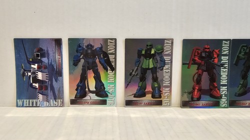 Tarjetas de selección Mobile Suit Gundam CG Vol. 1.0 44 Juego Completo Bandai 1997 Japón - Imagen 3 de 4