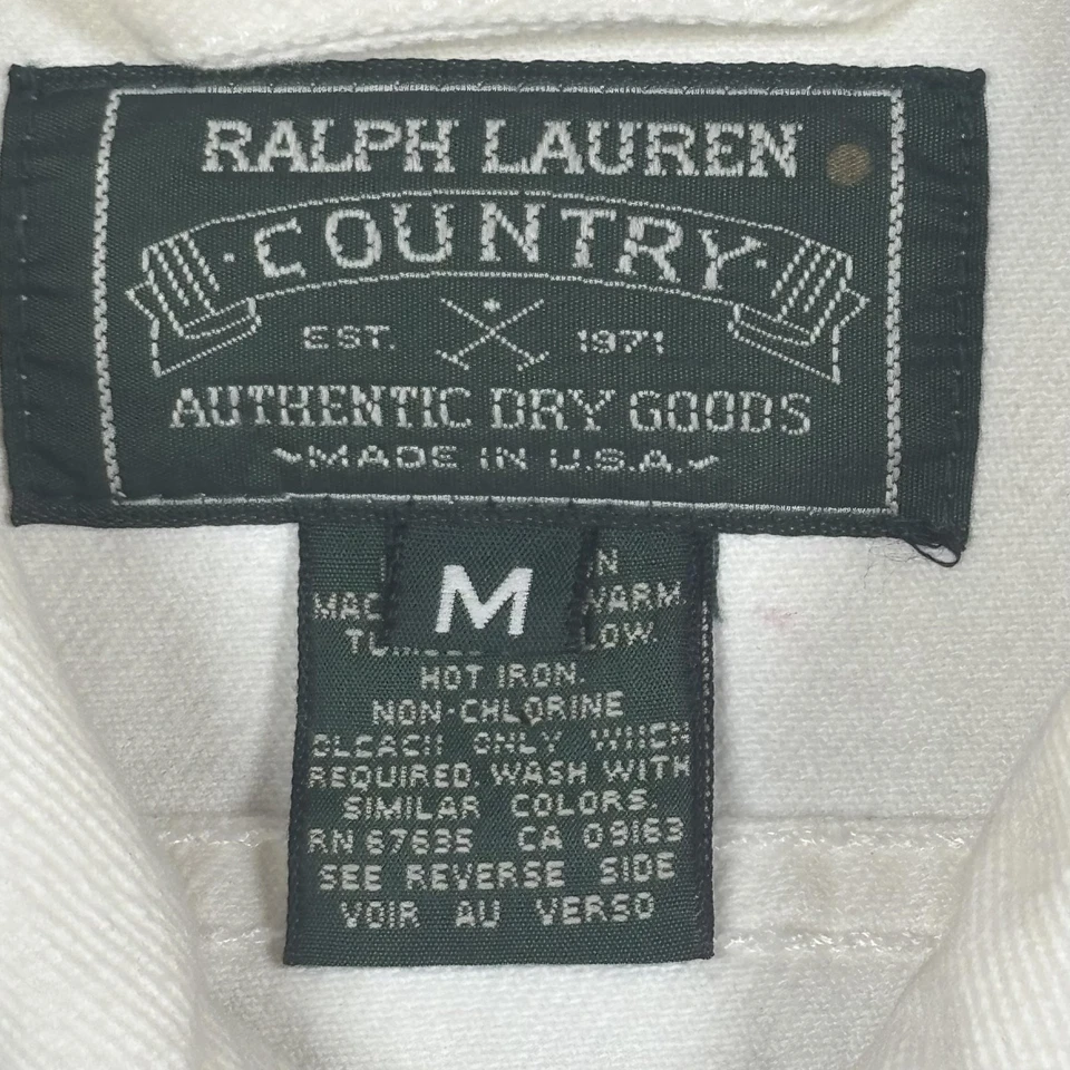Chaqueta de Campo Ralph Lauren De Colección Mediana Estampado Occidental Denim Hecha en EE. UU. Años 90 RARA Foto 3 de 4