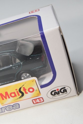B73 1:43 MAISTO 9631 FIAT MAREA BERLINA MET. GREEN MIB DEALER BOX - Picture 7 of 10