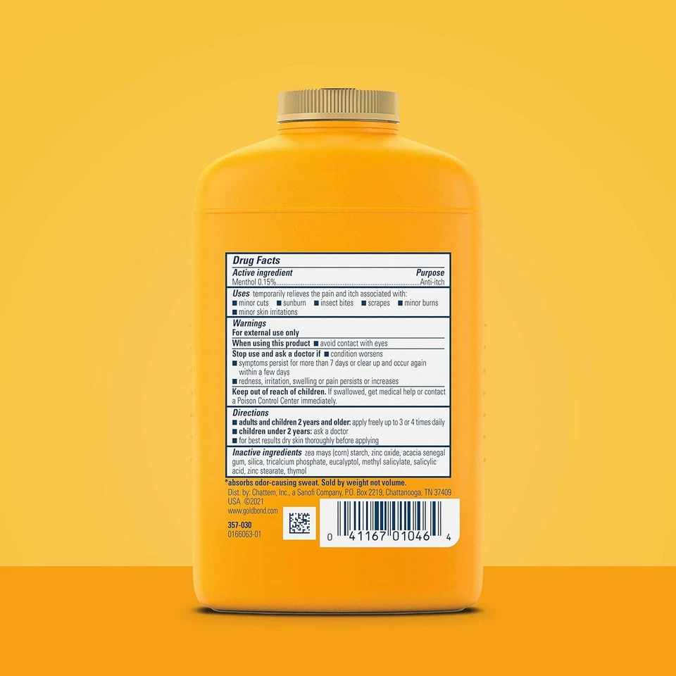 Polvo corporal Gold Bond Medicado Original Fuerza, 4 oz., 4 onzas (paquete de 1) Foto 3 de 4