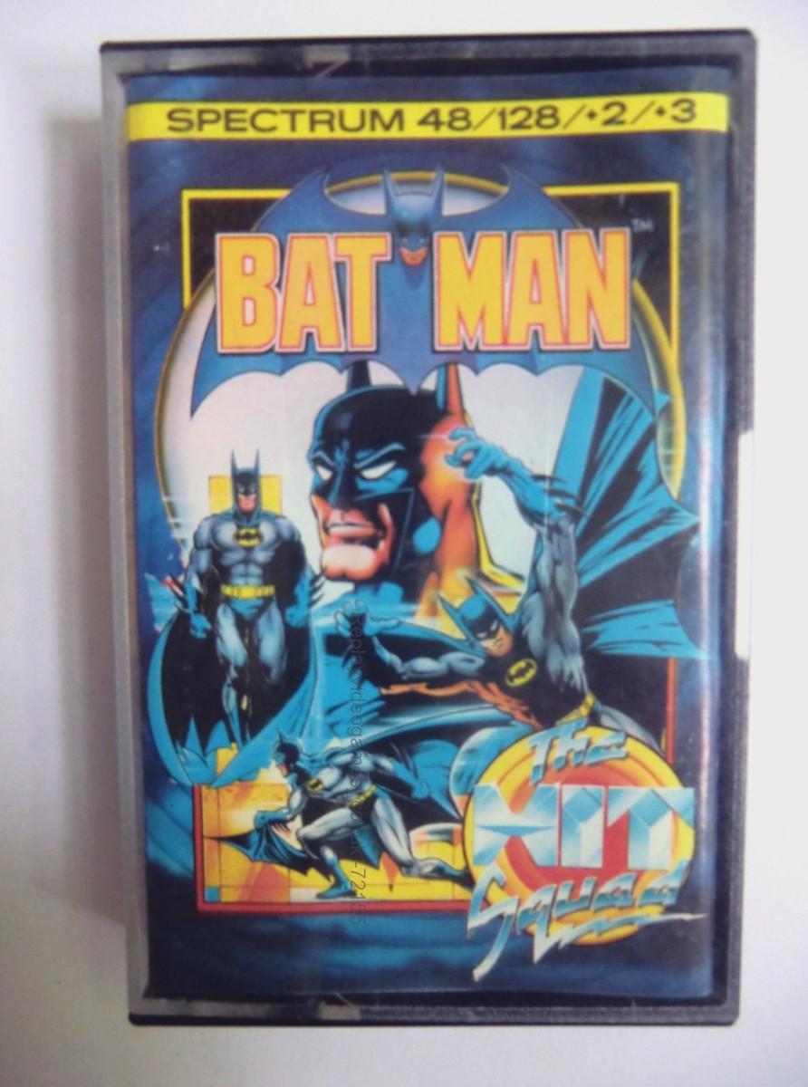 バットマン カセット スピーカー Batman ZX Spectrum Computer Video Game Cassette.1986 The Hit