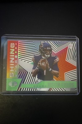 2021 Panini Illusions - Shining Stars Justin Fields #SS-14 Emerald (RC)