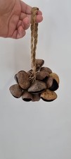 Toca T-SS Seed Shell Shaker, sweet chestnut with woven hemp