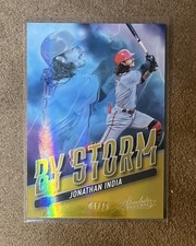 2022 Panini Absolute - By Storm Jonathan India #BYS-8 Gold /25