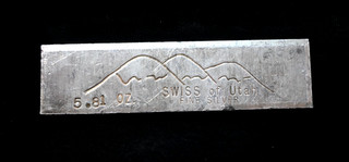 Rare Swiss of Utah 5.81 oz .999 Fine Silver Bar