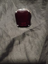 Gorgeous style of sterling silver ring Real red Ruby for women oval cut size 6