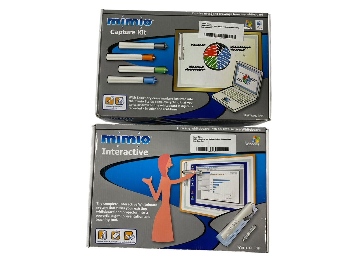 Set of Mimio Interactive & Capture Kit -Digital Whiteboard System