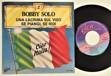 45 tours BOBBY SOLO una lacrima sul viso se piangi se ridi  BELGIUM ELAN sabam