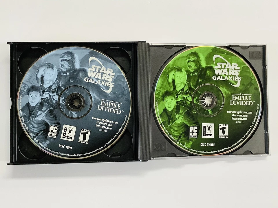 Star Wars Galaxies: An Empire Divided (PC CD-ROM) With Code, FREE SHIPPING  (G) - Image 4 of 4