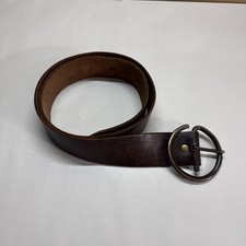 1969 Gap Jeans Women  s Brown Genuine Leather Belt - Size Medium - Waist 35  