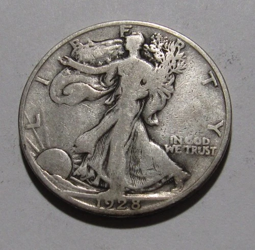 Photo of a 1928-S Walking Liberty Half Dollar from an eBay listing that sold on Jul 18, 2026
