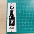 Eight 8 Ball Black & White Porcelain Enamel  Vintage Sign 10" x 3" — photo 3