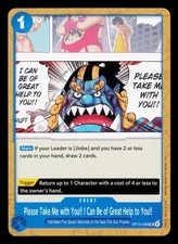 Please Take Me with You!! I Can Be of Great Help to You!! OP14-059 The Azure...