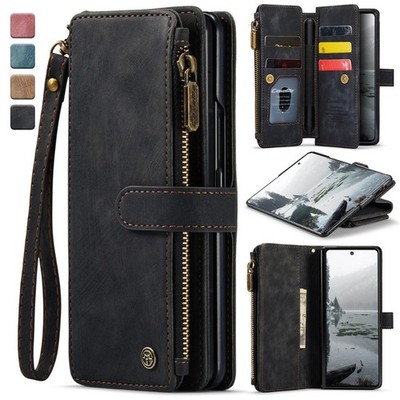 Handyhülle Für Samsung Galaxy Z Fold 7 6 5 Tasche Leder Hülle Wallet Cover Case