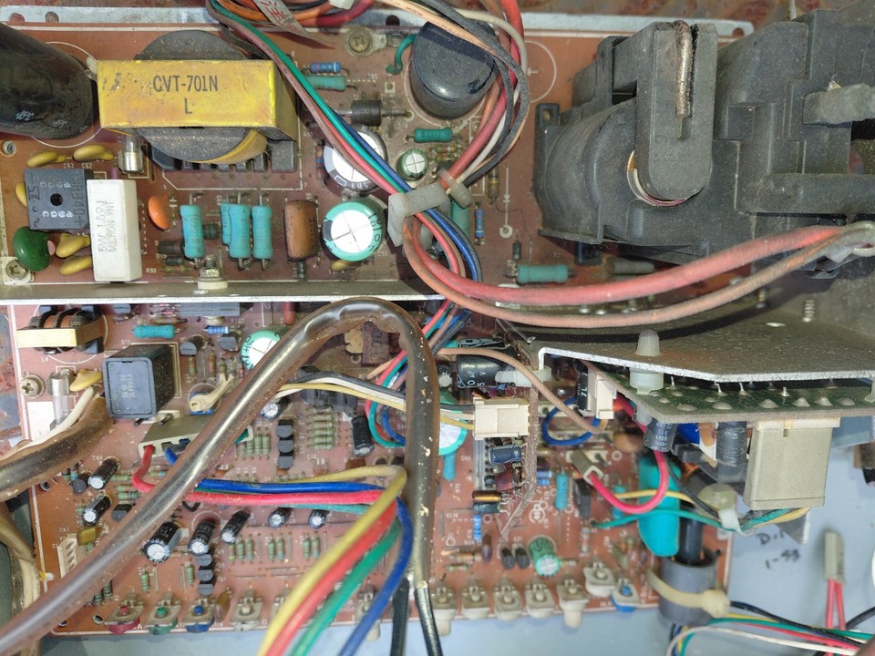 Toei Crt Monitor & Chassis Model TC-V614 H Parts or Repair | eBay