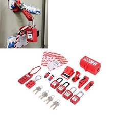 A-Multifunctional Electrical Lockout Tagout Kit For Circuit Breaker Lockout