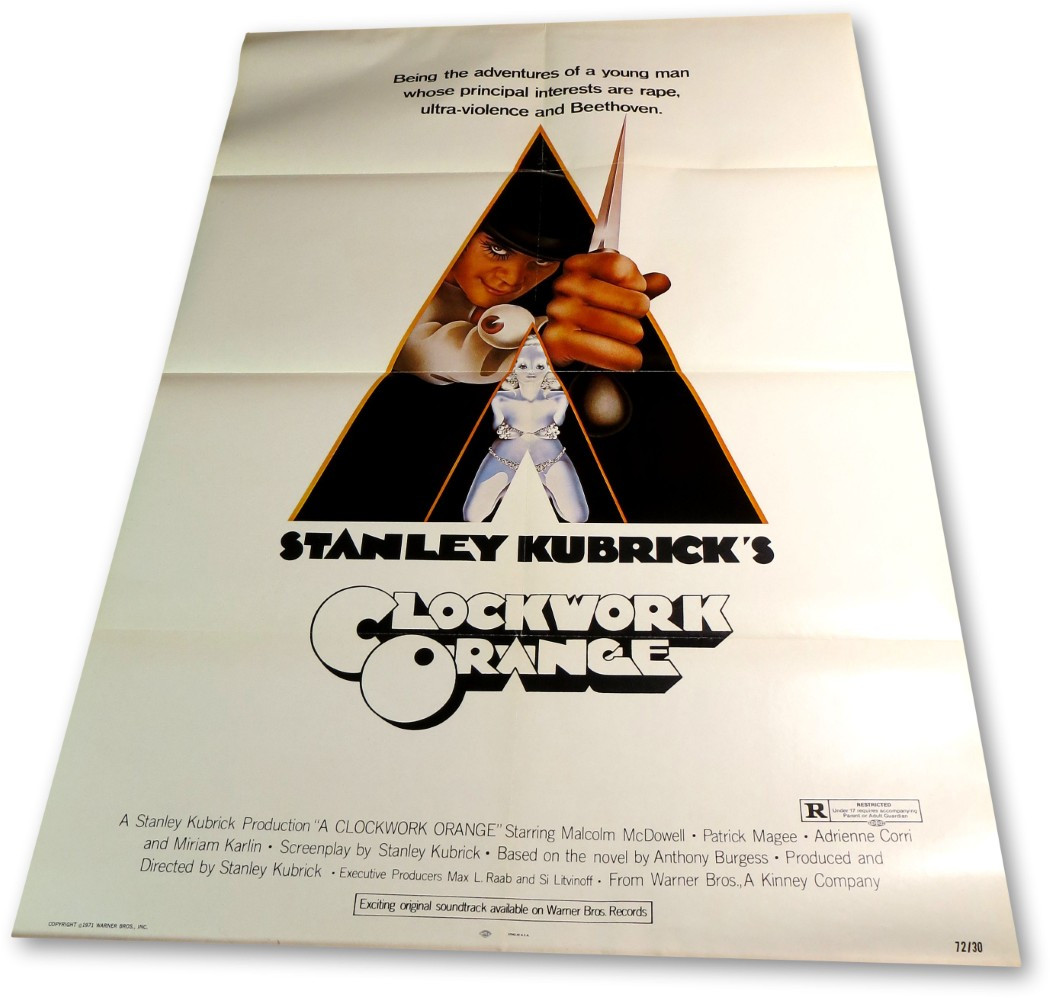 レア 70s 時計じかけのオレンジ ポスター STANLEY KUBRICK'S 時計じかけのオレンジ ポスター 通販/販売 | ポスッタ