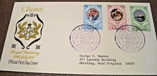 Ghana 1981 Royal Wedding 3 values on FD cover...13-2