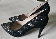 Scarpe da festa donna tacco alto, Bruno Magli made in Italy. V good c UK taglia 6