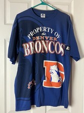 Vintage Starter Denver Broncos Big Logo Men  s Large T-shirt 1994 AFC NFL