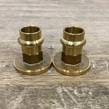 Viega Propress 12 Copper Press X Flanged Zero-lead Adapter Fittings Pair Of 2 Viega Propress 12 Copper Press X Flanged Zero-lead Adapter Fittings Pair Of 2