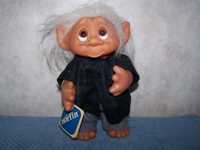 Vintage Troll Doll Adopt A Norphin Thomas Dam 1977 Graduate Style #60511/60512