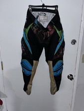 Vtg O'Neal Method Motocross Pants Racing Blue MX Made in Vietnam Size 34