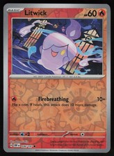 Litwick Reverse Holofoil Common SV03: Obsidian Flames 036/197 NM