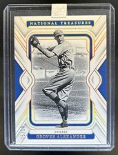 2025 Panini National Treasures Grover Alexander Holo Gold #/10 Cubs
