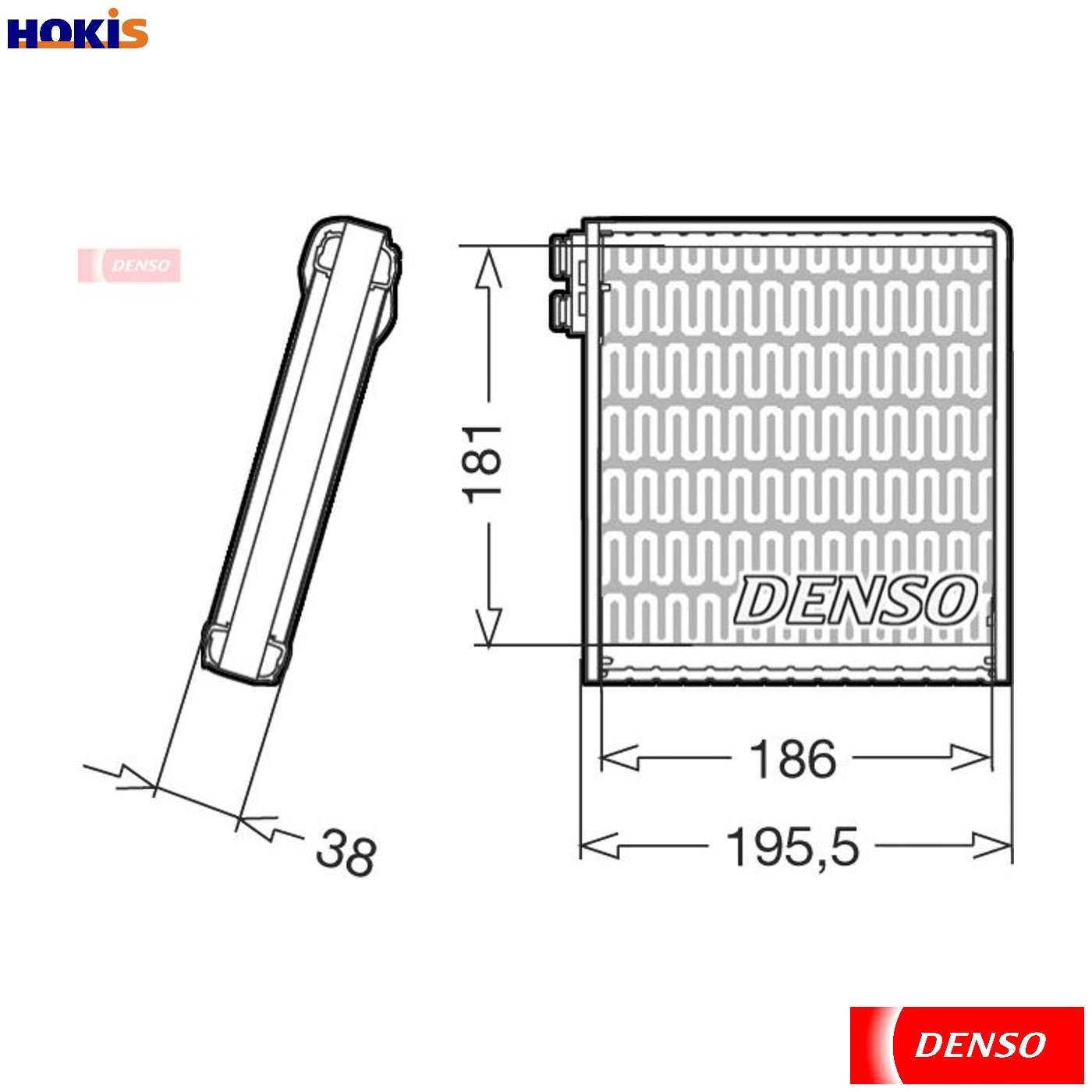 Denso Dev09103 Air Conditioning Evaporator - Image 14