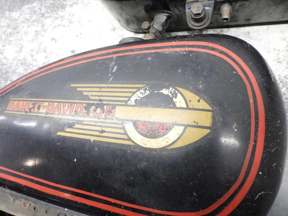Harley-Davidson CB 1934 Single 500cc tanques de combustible de gasolina originales 2930 Foto 4 de 4