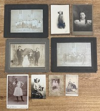 Lot of antique photographs: Children Portraits  