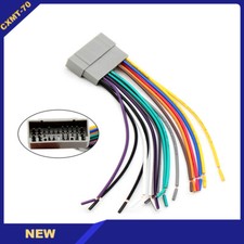 Car Stereo Radio Wire Harness Adapter Compatiable with Jeep Wrangler 2003-2006