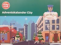 Playtive Adventskalender Spielset City Stadt Schienen Ampel Auto Bus Kinder