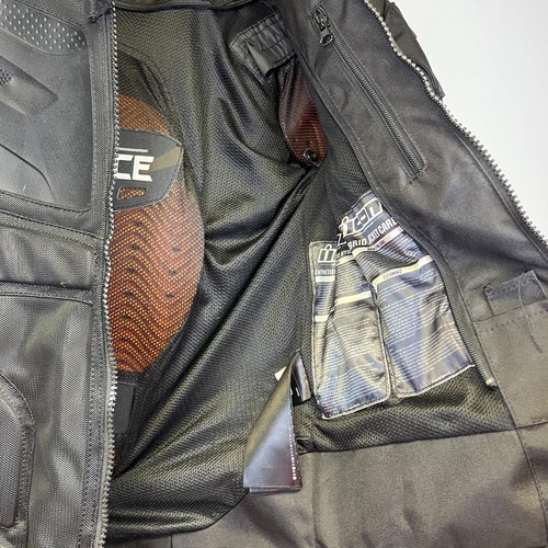 Icon Mens Overlord Resistance Black Motorcycle Jacket Medium D30 Impact Protects - Picture 6 of 16