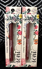 🌺2pk IONI PHAT LIPS CHUBBY NUDE BROWN MATTE FINISH 2 IN 1 LIP LINER + LIPSTICK