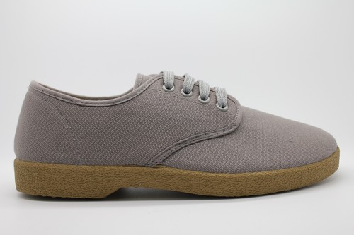 Zig zag wino shoes gray canvas upper w/gum sole 7201(OG WINOS). - Picture 1 of 5
