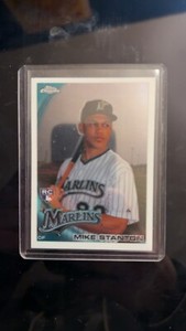 Giancarlo Stanton 2010 Topps Chrome Refractors RC Rookie #190 Florida Marlins🔥