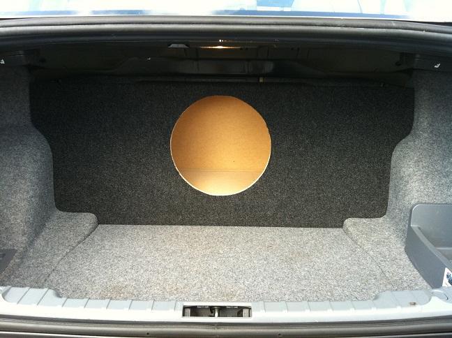 Custom Subwoofer Box In Trunk Honda S2000 Custom Fiberglass Triple