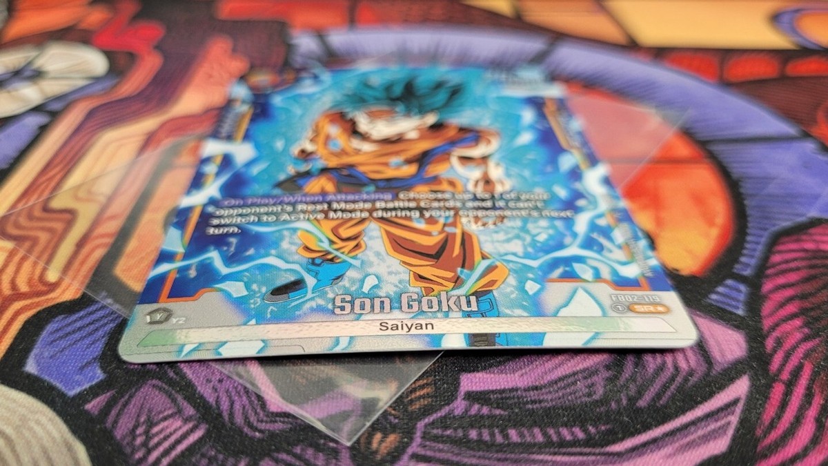✨Son Goku SR FB02-119 Secret Rare Alternate Art Dragon Ball
